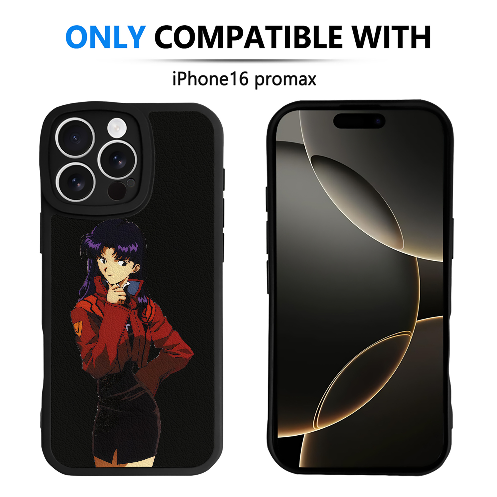 （画像用） EVA 新世紀エヴァンゲリオン 【iPhone 16シリーズ対応】シリコンスマホケース（レザー調） 材質：シリコン